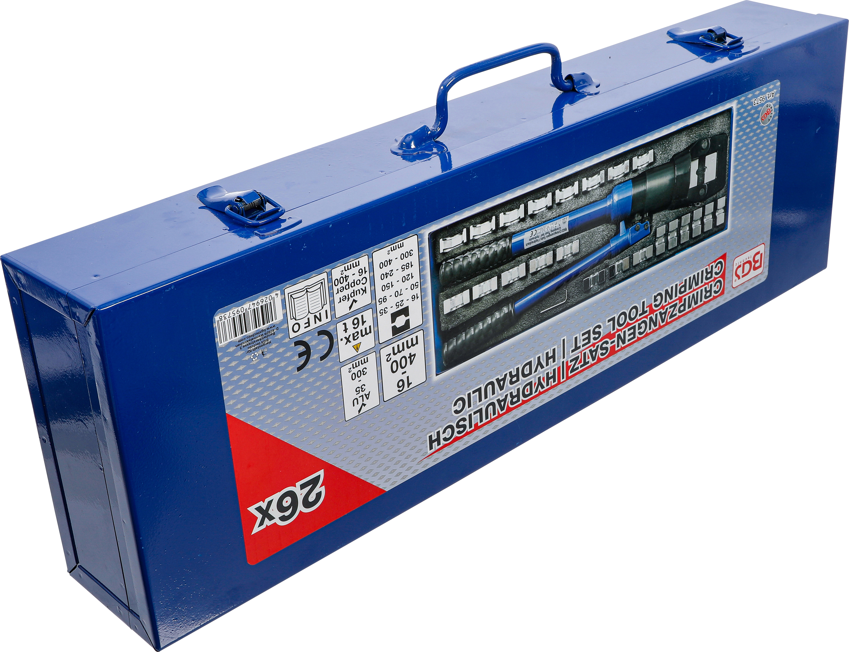 BGS Crimpzangen-Satz | hydraulisch | 16 - 400 mm²