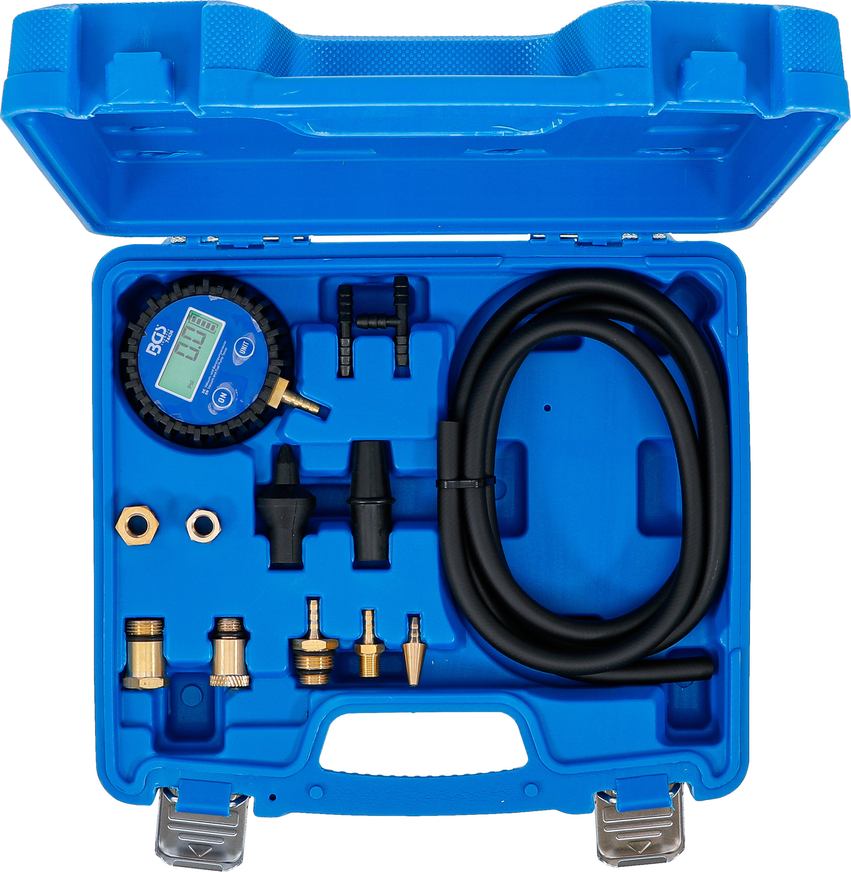 BGS Vakuum- und Benzinpumpentester | digital | mit Adapter-Satz