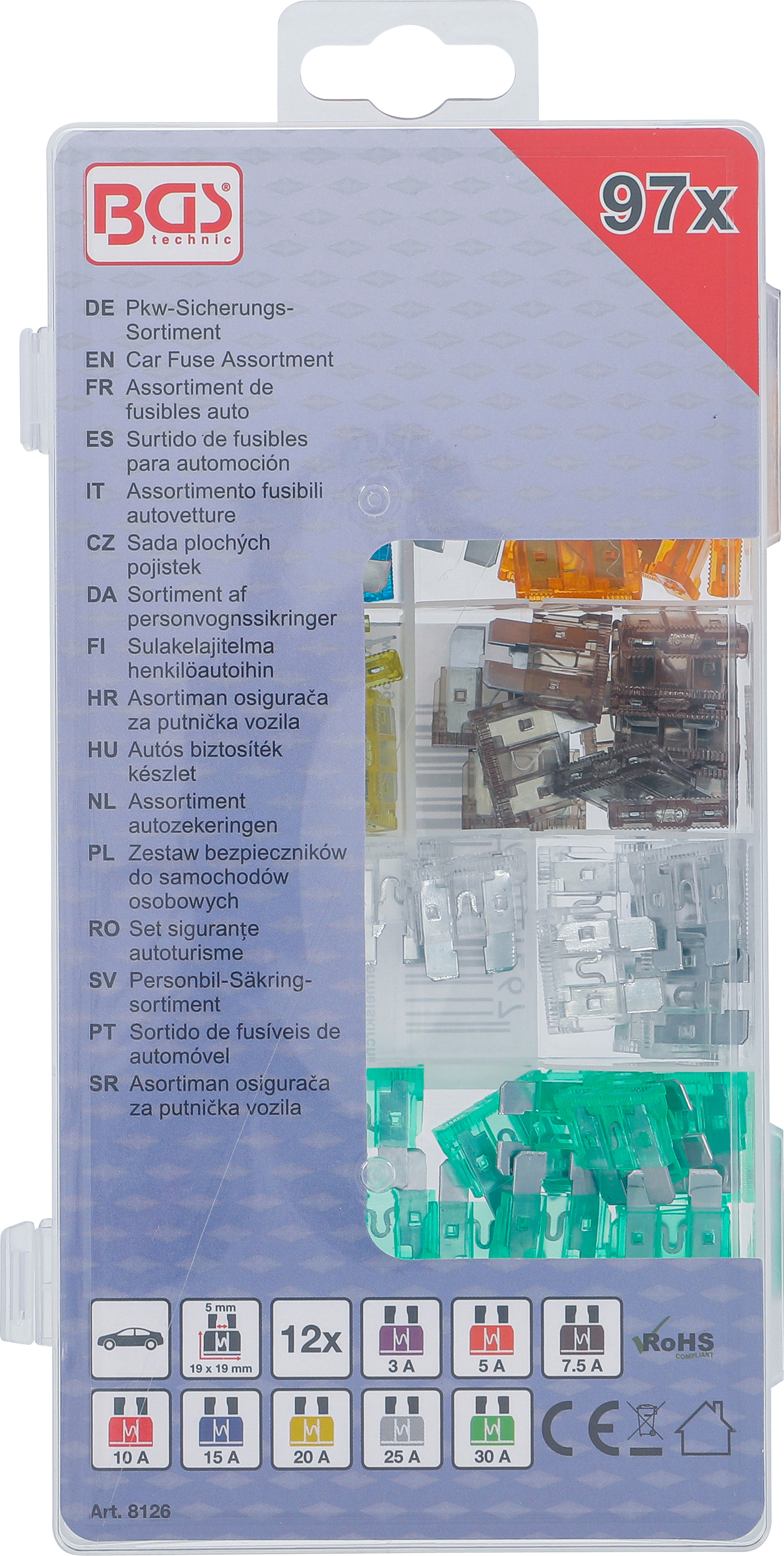 BGS Pkw-Sicherungs-Sortiment | 97-tlg.