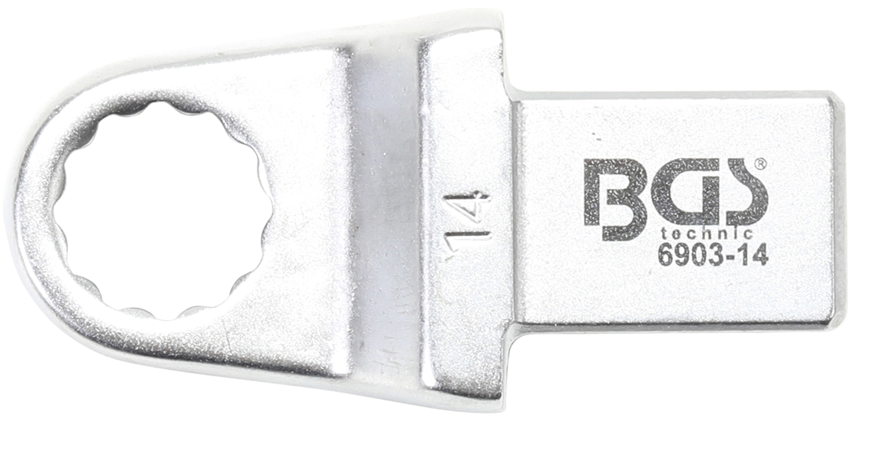 BGS Einsteck-Ringschlüssel | 14 mm | Aufnahme 14 x 18 mm