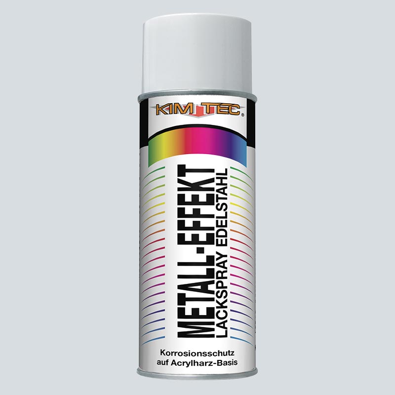 Kim-Tec Metall Effektlack Spray Edelstahlspray 400 ml