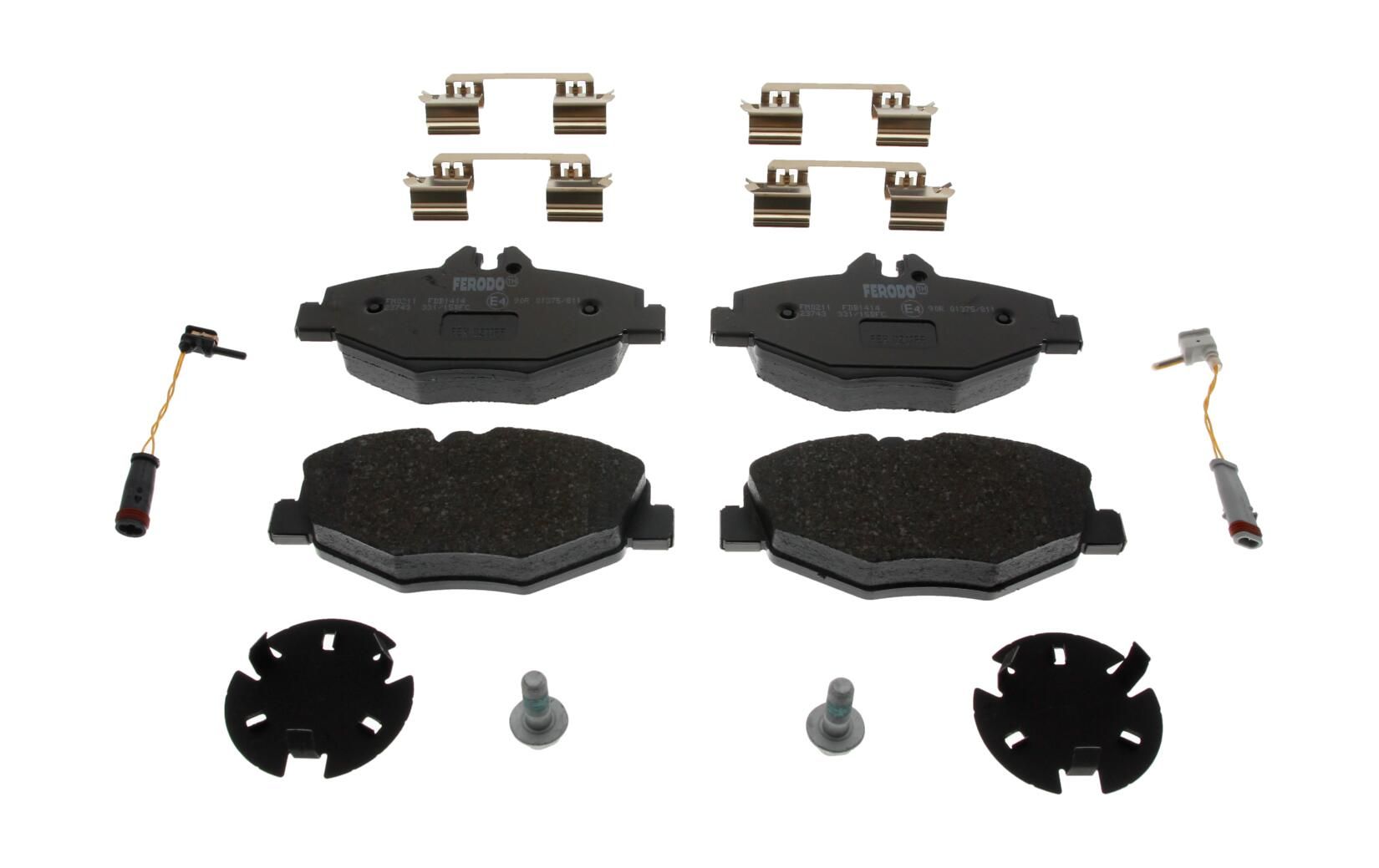 Bremsbelagsatz, Scheibenbremse