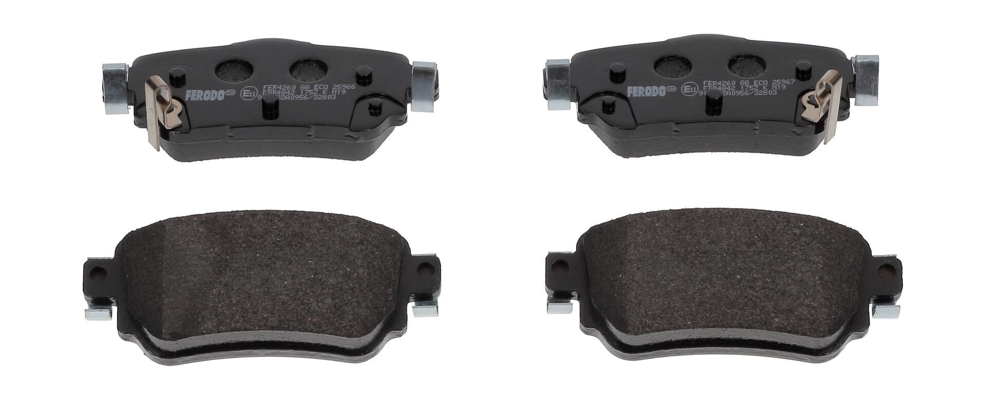 Bremsbelagsatz, Scheibenbremse