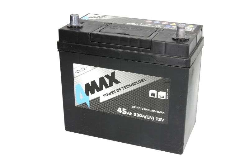 Starterbatterie 4MAX Autobatterie 12V 45Ah 330A Japan