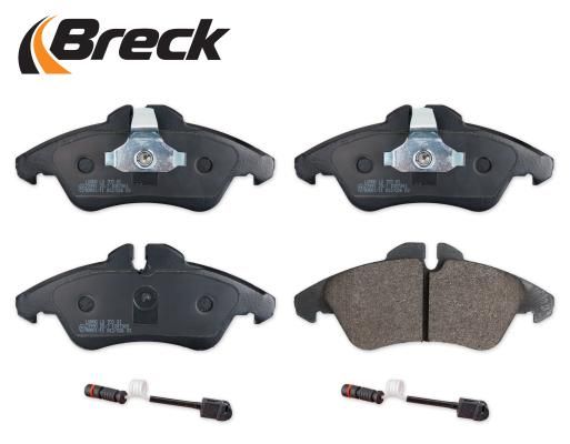Bremsbelagsatz vorne (mit Extras), passt zu: MERCEDES SPRINTER 2-T (B901, B902), SPRINTER 3,5-T (B909), SPRINTER 3-T (B903), SPRINTER 4,6-T (B909), SPRINTER 4-T (B904) 2.0-Electric 01.95-