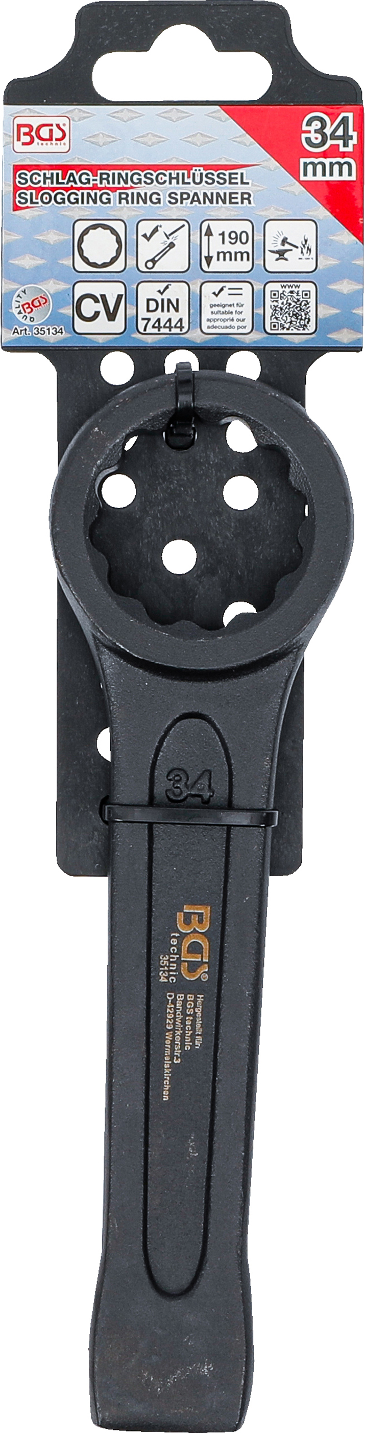 BGS Schlag-Ringschlüssel | SW 34 mm