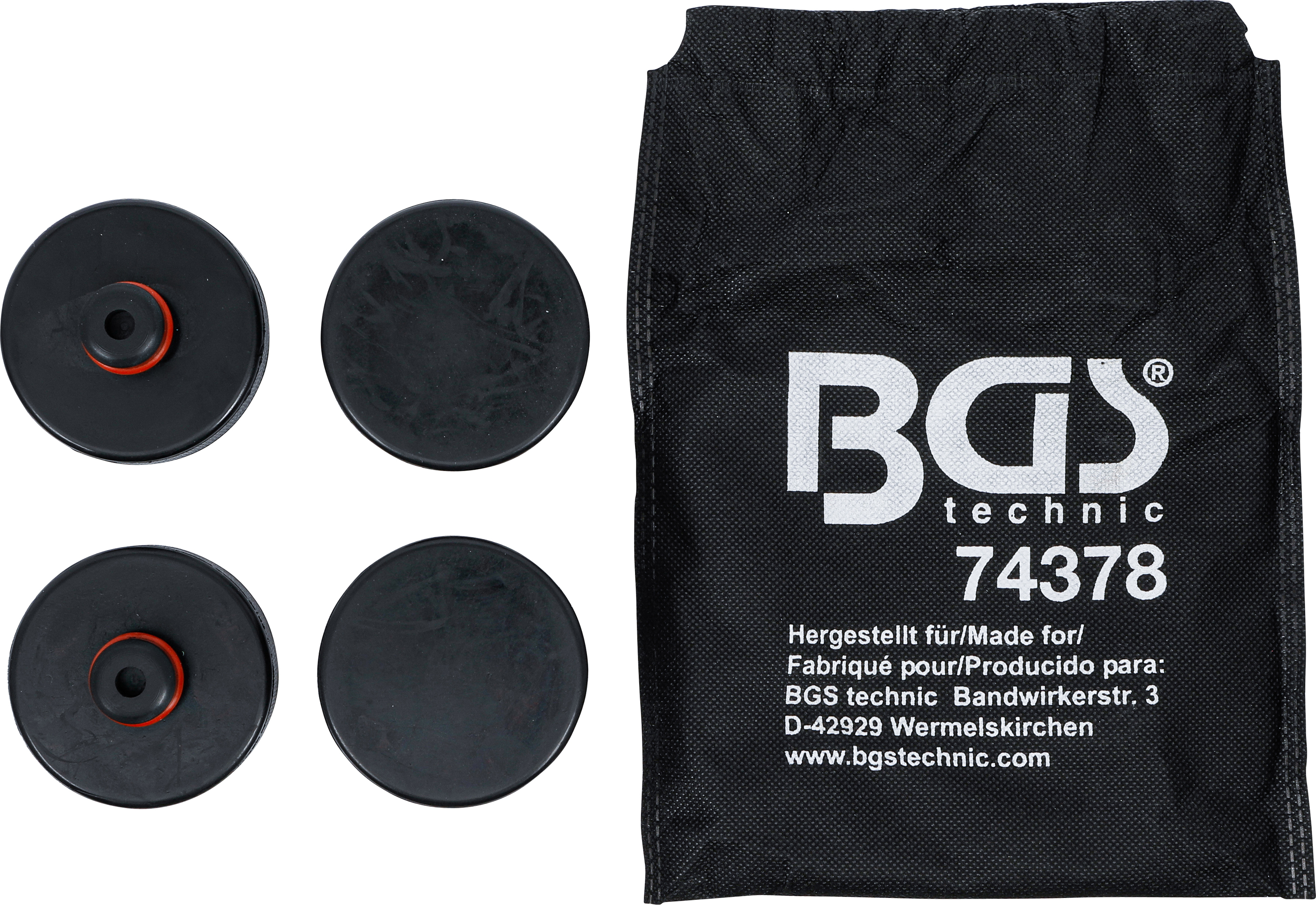 BGS Wagenheberaufnahme-Pads | für Tesla Model 3, S, X, Y | 4-tlg.