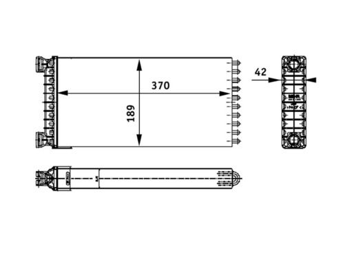 Wärmetauscher, Innenraumheizung