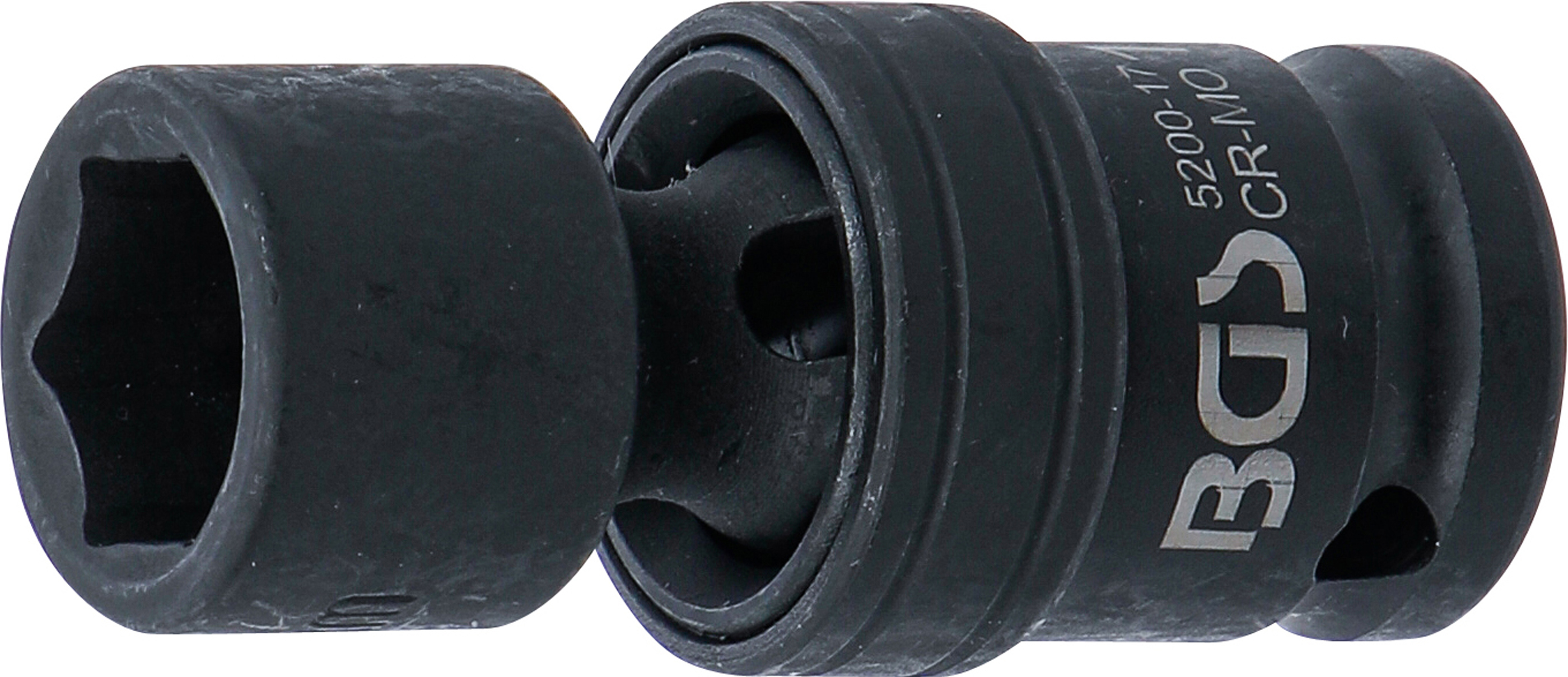 BGS Kraft-Kugelgelenk-Einsatz | Antrieb Innenvierkant 12,5 mm (1/2") | SW 17 mm