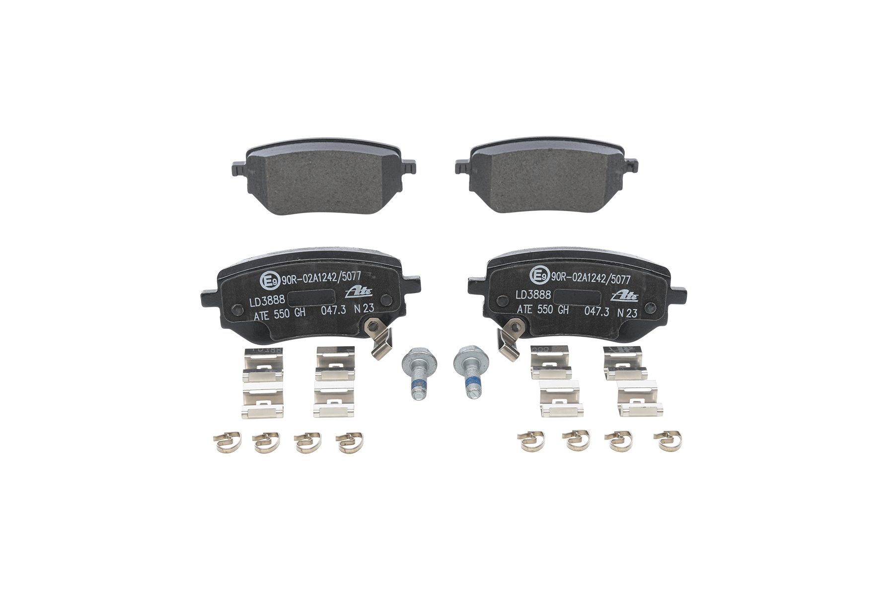 Bremsbelagsatz, Scheibenbremse