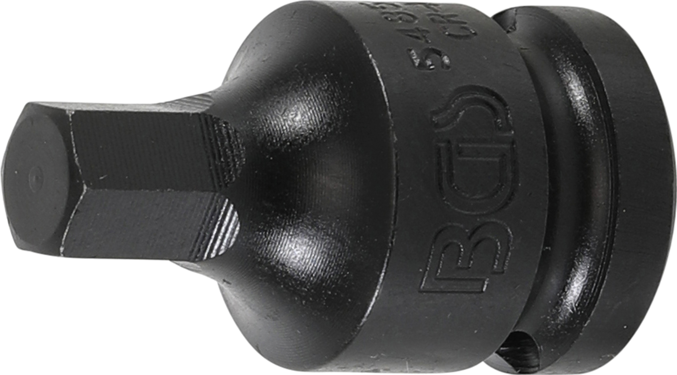BGS Kraft-Bit-Einsatz | Länge 42 mm | Antrieb Innenvierkant 12,5 mm (1/2") | Innensechskant 10 mm