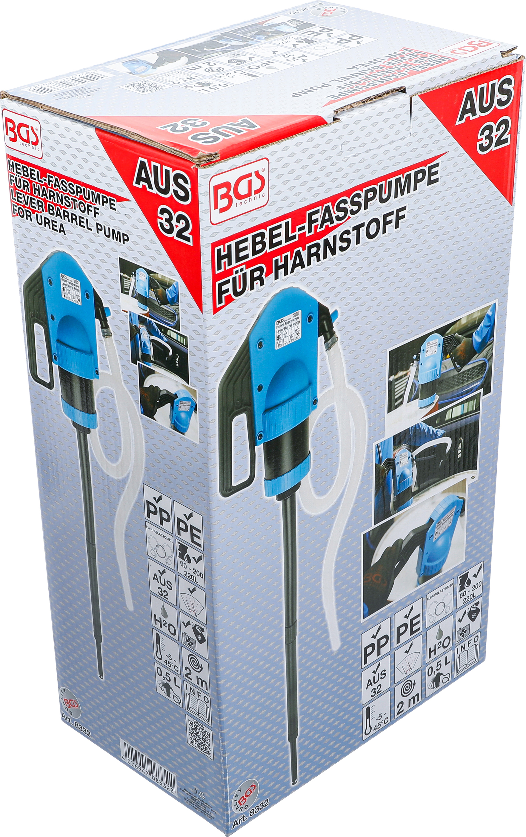 BGS Hebel-Fasspumpe | für Harnstoff (AUS32)