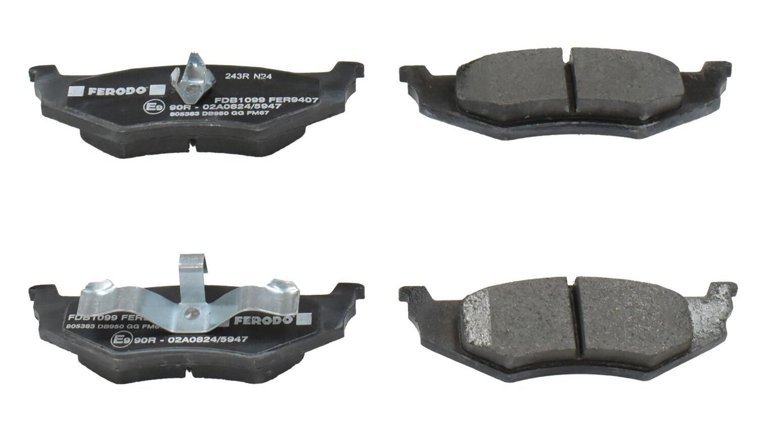 Bremsbelagsatz, Scheibenbremse