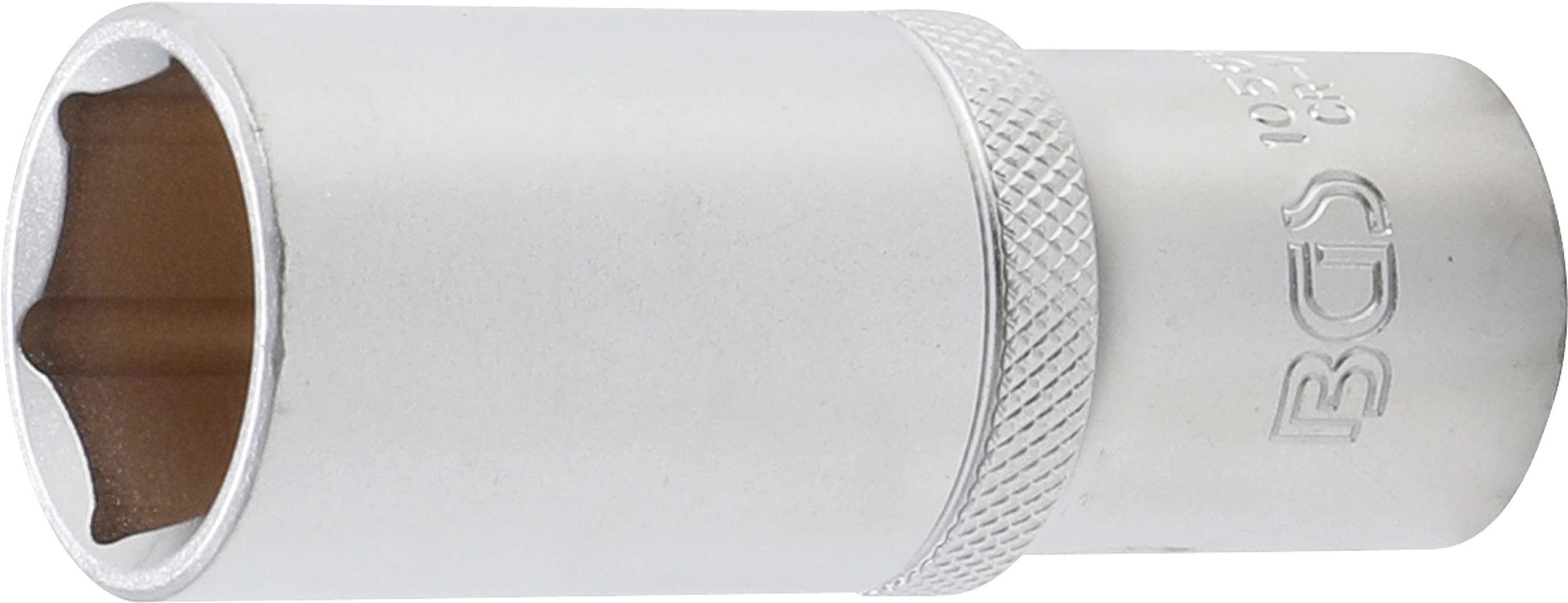 BGS Steckschlüssel-Einsatz Sechskant, tief | Antrieb Innenvierkant 12,5 mm (1/2") | SW 22 mm