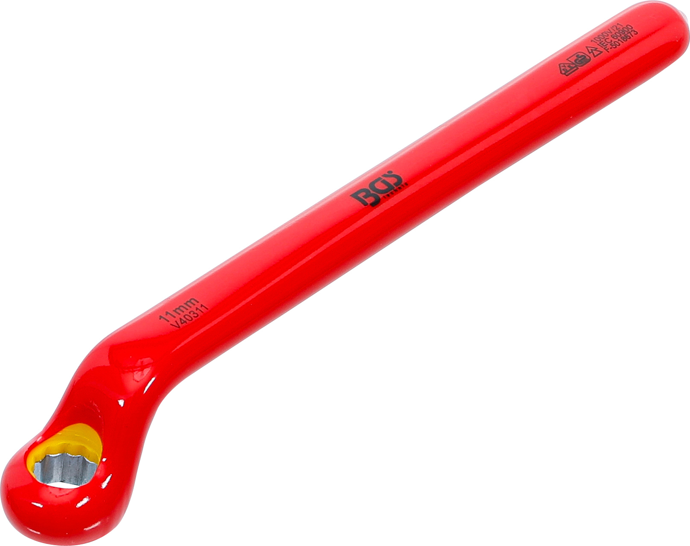 BGS VDE-Einringschlüssel | tief gekröpft | SW 11 mm