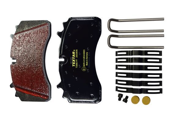 Bremsbelagsatz, Scheibenbremse