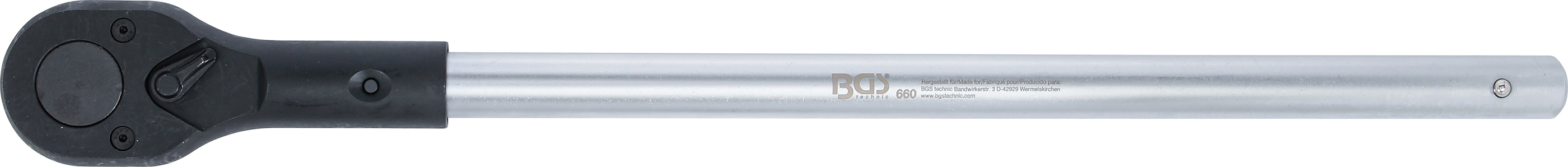 BGS Umschaltknarre | Abtrieb Außenvierkant 25 mm (1") | 660 mm