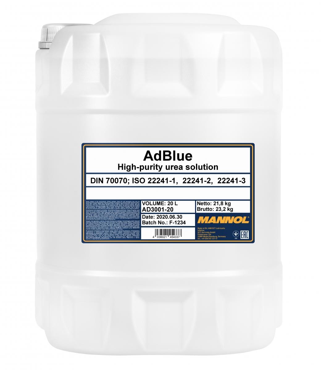 Mannol 3001 AdBlue Harnstofflösung Ad Blue 20 Liter