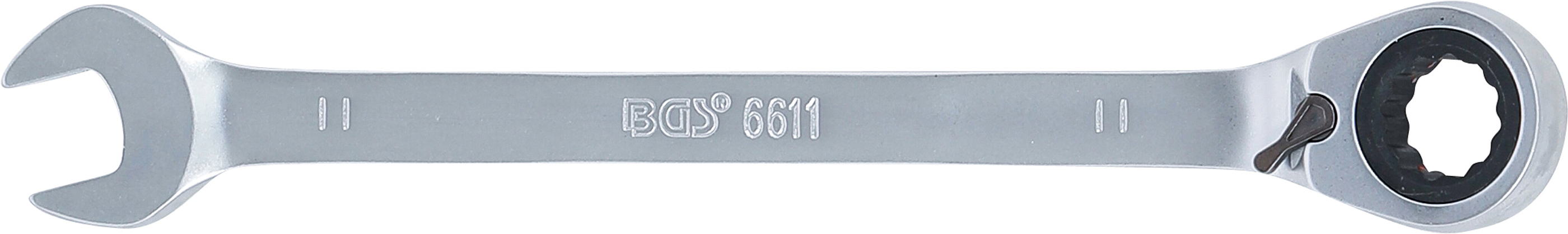 BGS Ratschenring-Maulschlüssel | umschaltbar | SW 11 mm