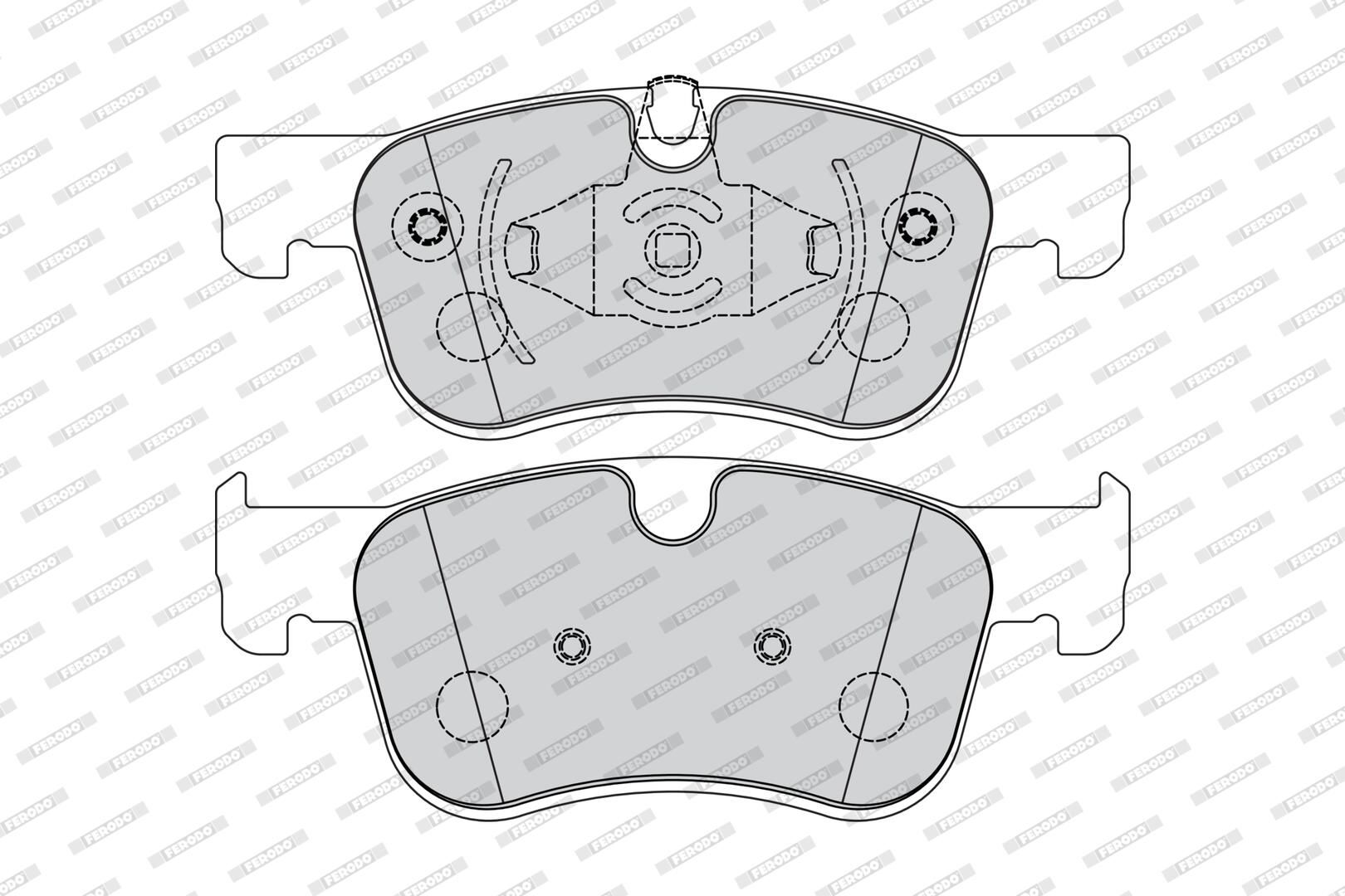 Bremsbelagsatz, Scheibenbremse