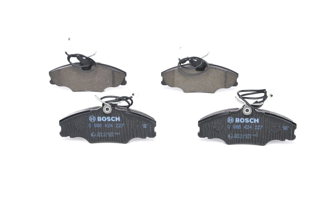 Bremsbelagsatz, Scheibenbremse