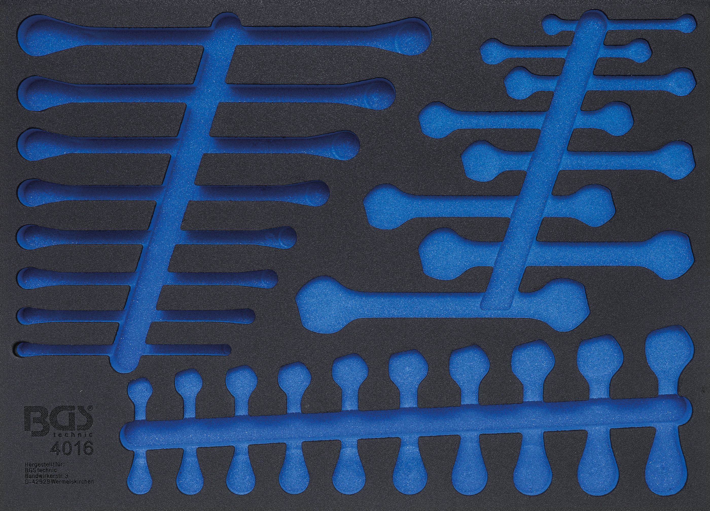 BGS Werkstattwageneinlage 3/3 | leer | für Art. 4016