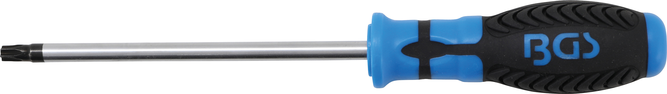 BGS Schraubendreher | T-Profil (für Torx) mit Bohrung T40 | Klingenlänge 150 mm
