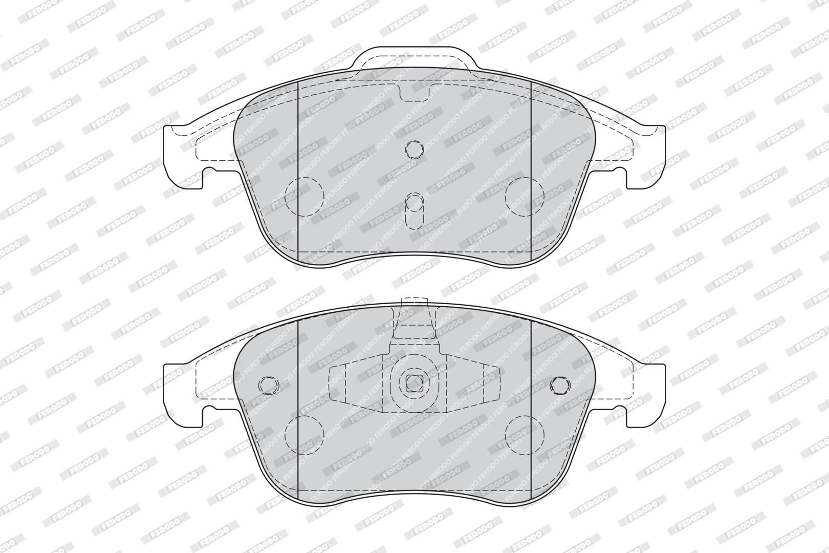 Bremsbelagsatz, Scheibenbremse