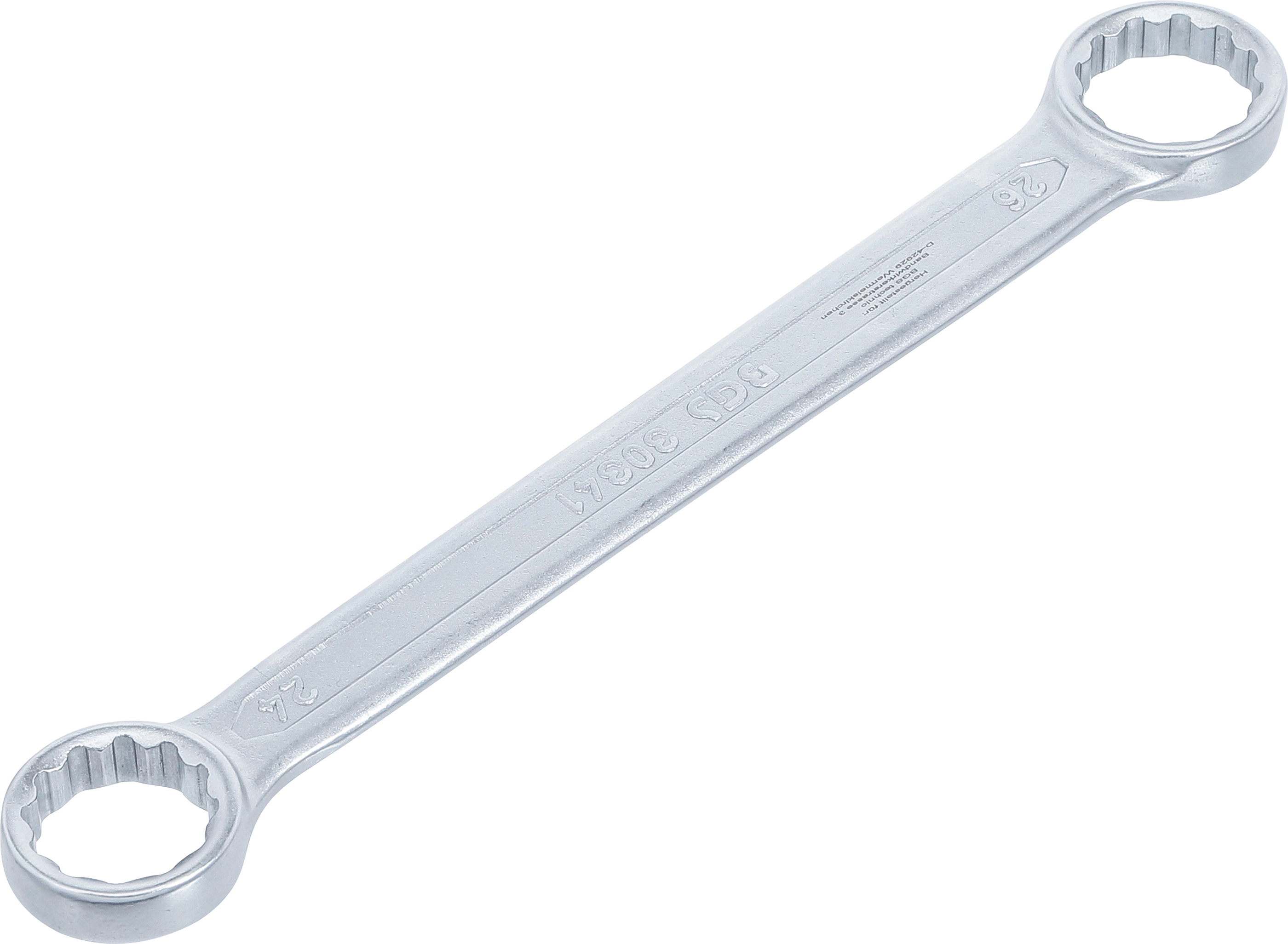 BGS Doppel-Ringschlüssel | extra flach | SW 24 x 26 mm