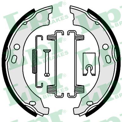 Bremsbackensatz, Feststellbremse