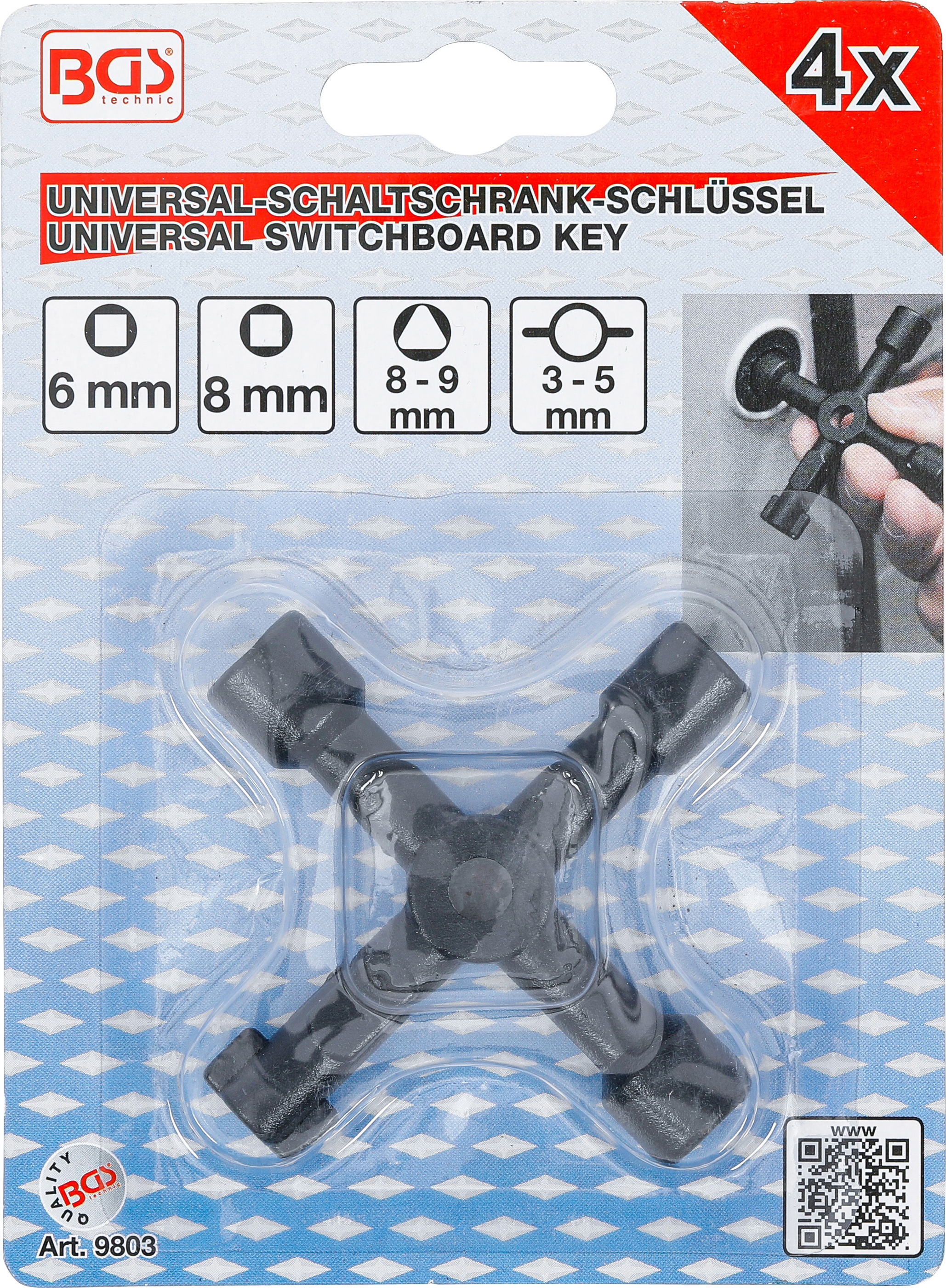 BGS Universal-Schaltschrank-Schlüssel