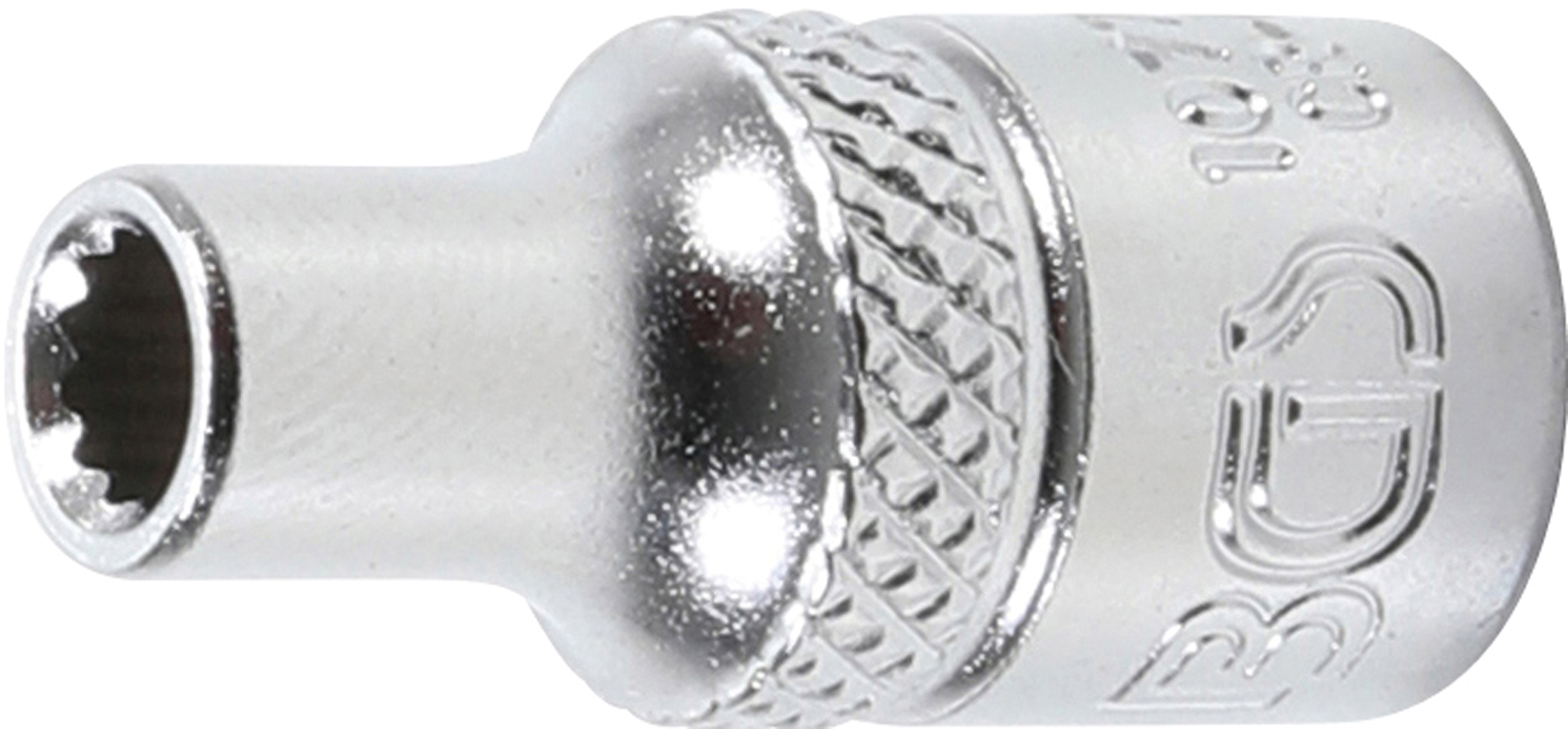 BGS Steckschlüssel-Einsatz Zwölfkant | Antrieb Innenvierkant 6,3 mm (1/4") | SW 4 mm