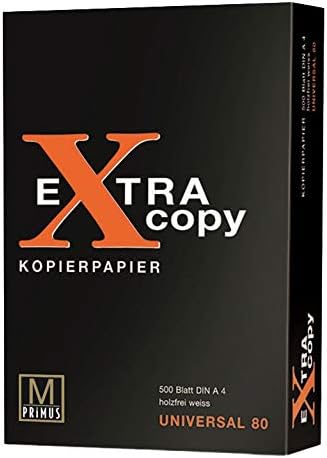 Extra Copy Kopierpapier DIN A4 80gr 2500 Blatt Karton
