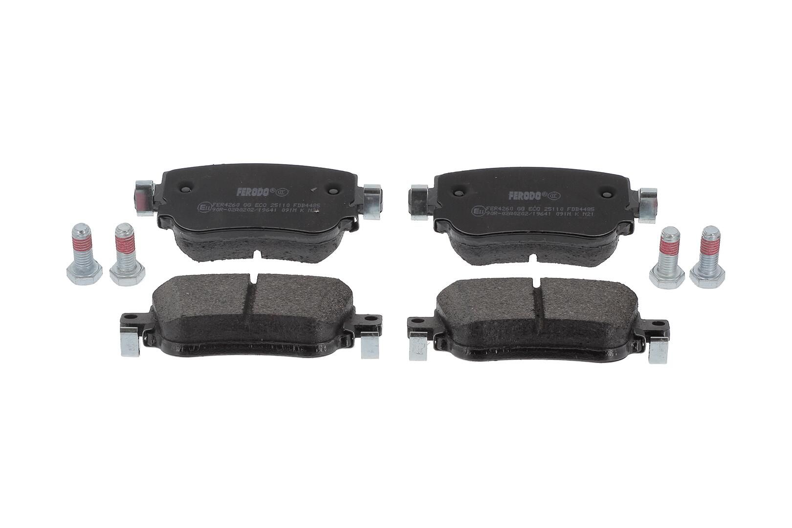 Bremsbelagsatz, Scheibenbremse