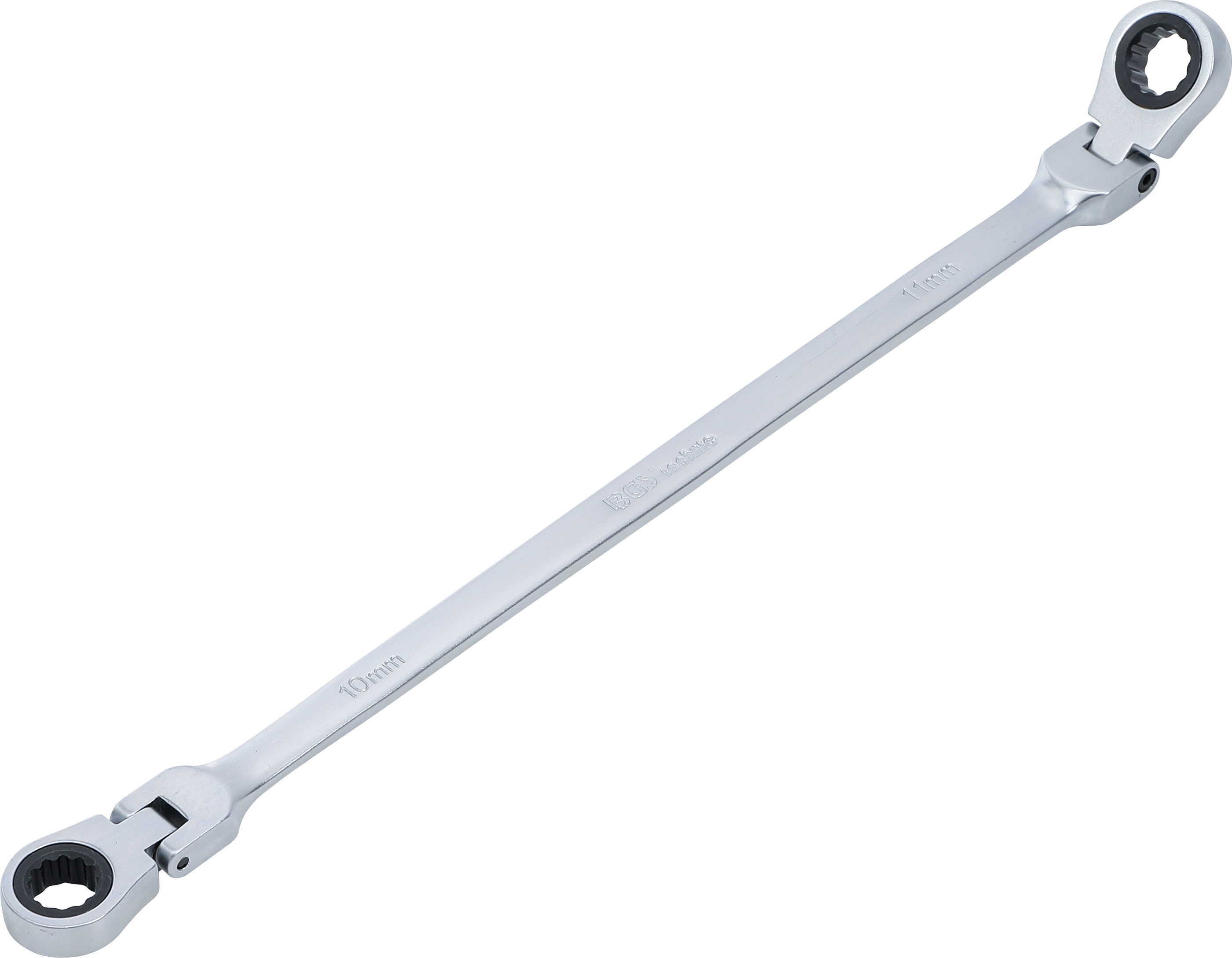 BGS Doppel-Ratschen-Gelenkschlüssel | SW 10 x 11 mm