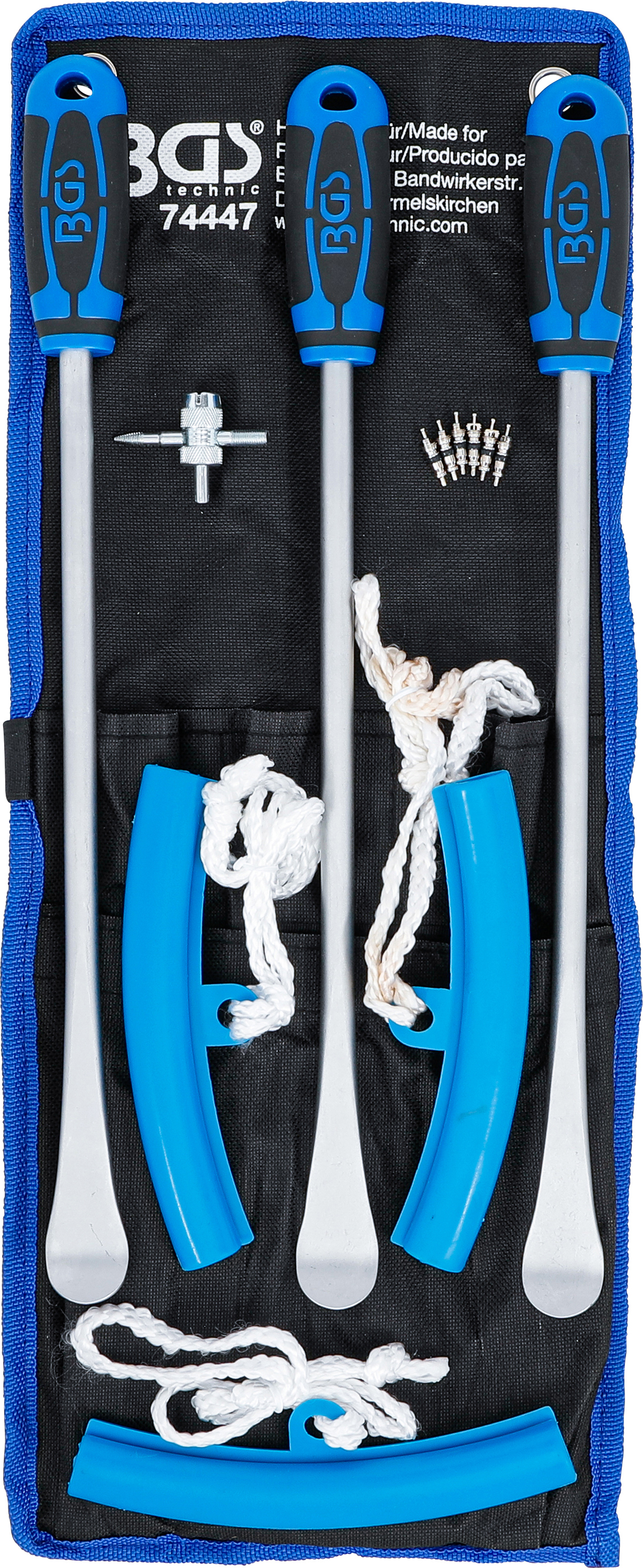 BGS Reifen-Montiereisen- und Kantenschutz-Satz | für Motorräder | 13-tlg.