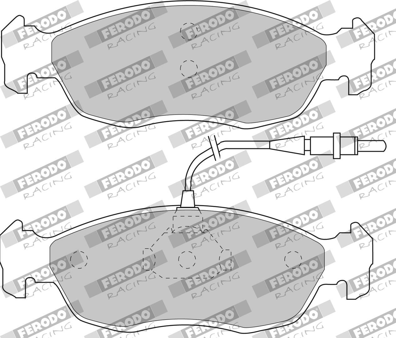Bremsbelagsatz, Scheibenbremse