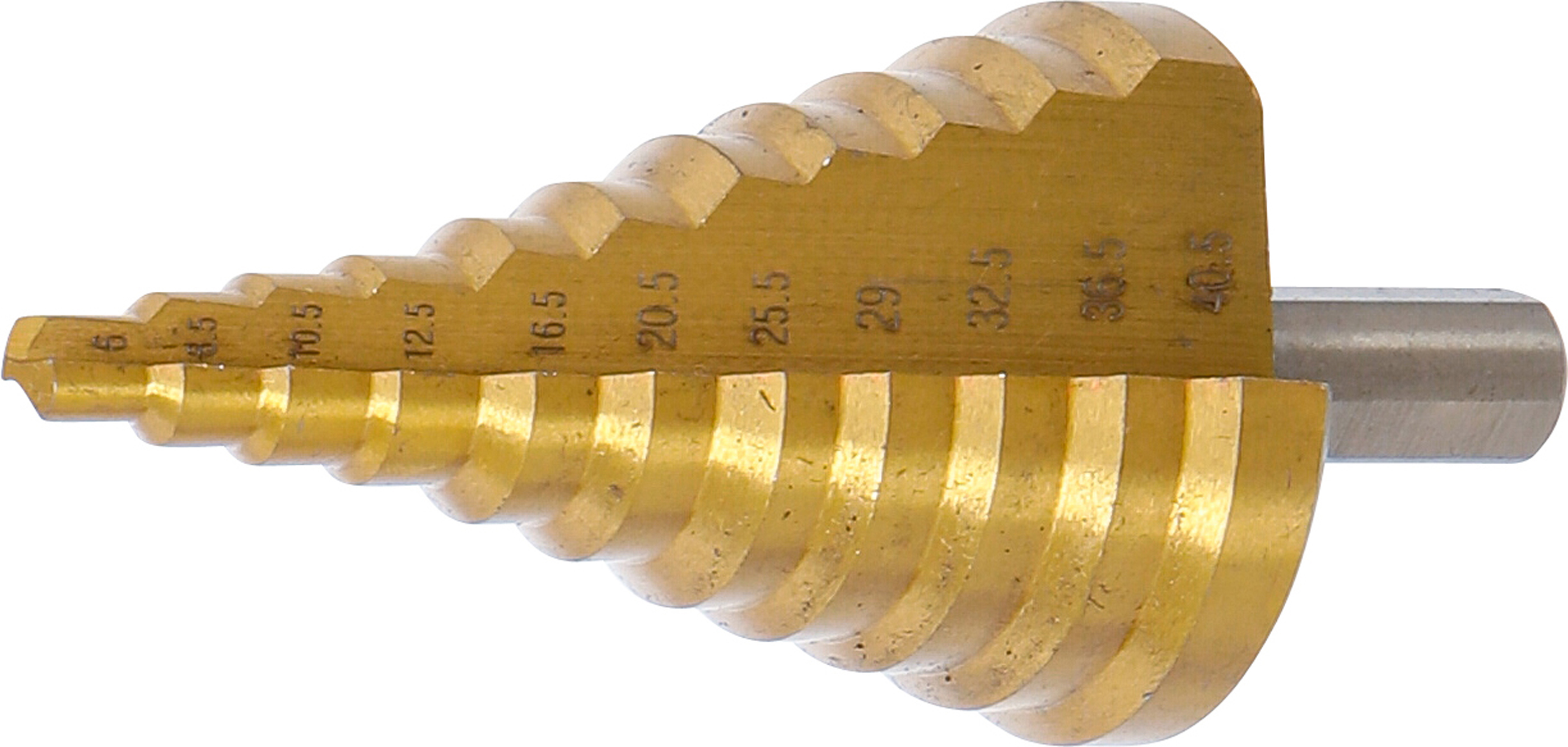 BGS Stufenbohrer | titannitriert | Ø 6 - 40,5 mm