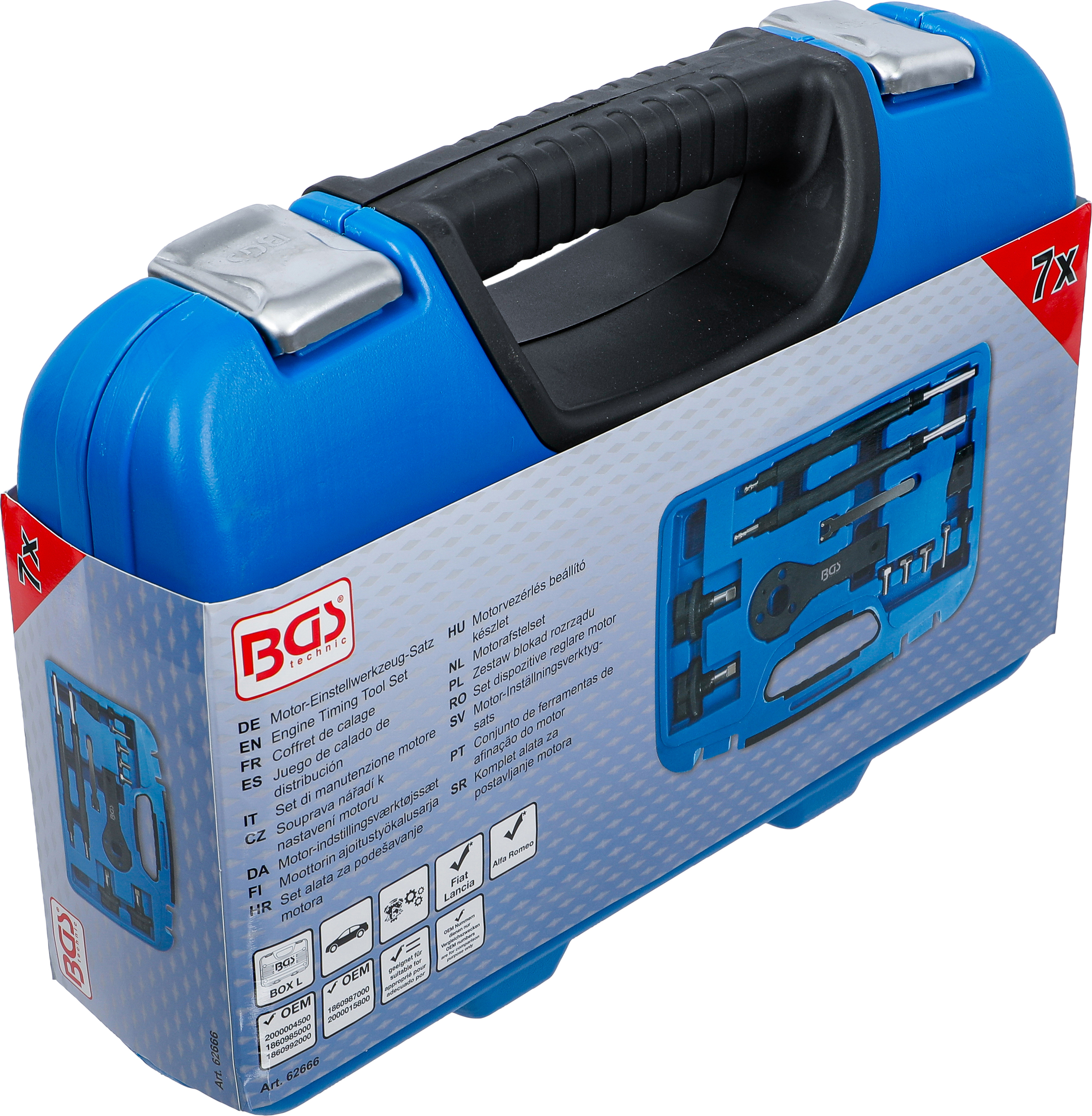 BGS Motor-Einstellwerkzeug-Satz | für Fiat, Alfa Romeo, Lancia 1.2 16V, 1.4 16V, T-Jet