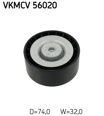 Umlenk-/Führungsrolle, Keilrippenriemen