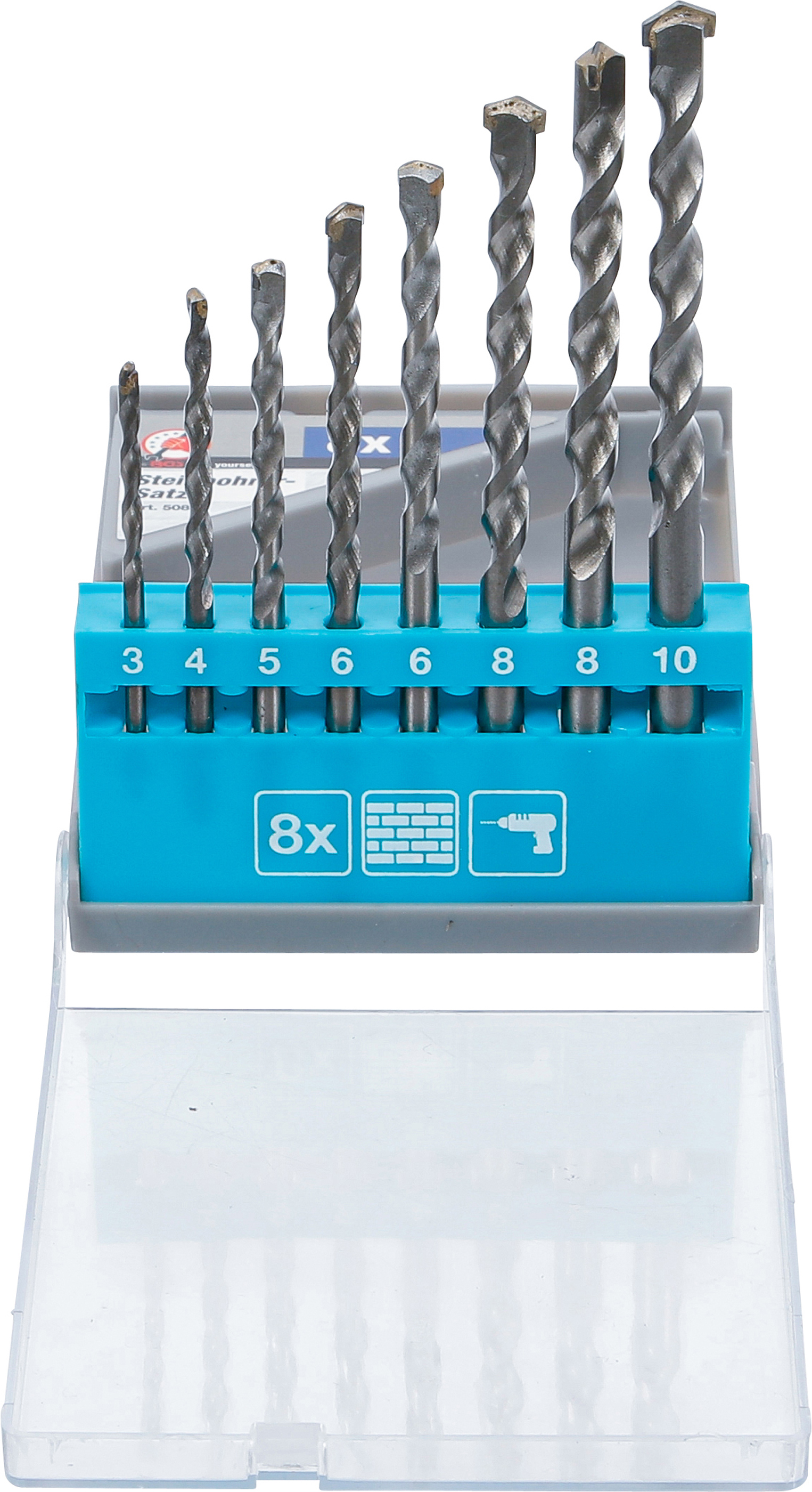 BGS Steinbohrer-Satz | 3 - 10 mm | 8-tlg.