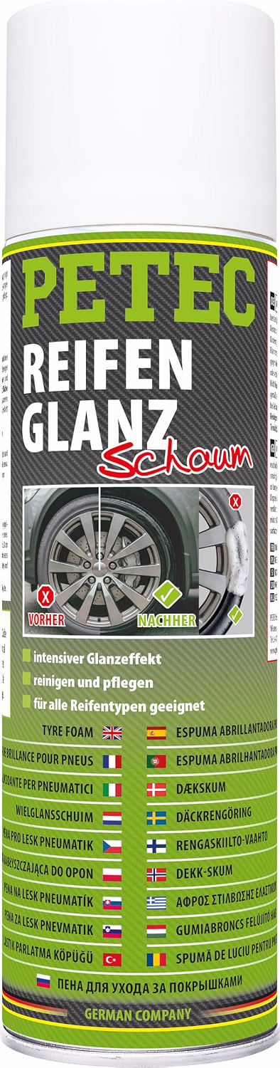 Petec Reifenglanz Schaum Reifenschaum 500 ml