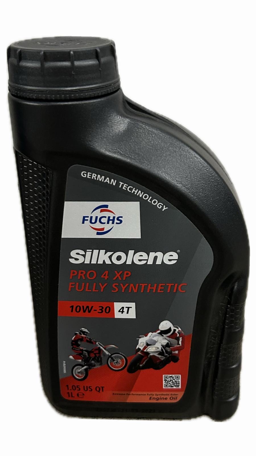 10W-30 Fuchs Silkolene Pro 4 XP Motorrad Motoröl 1 Liter