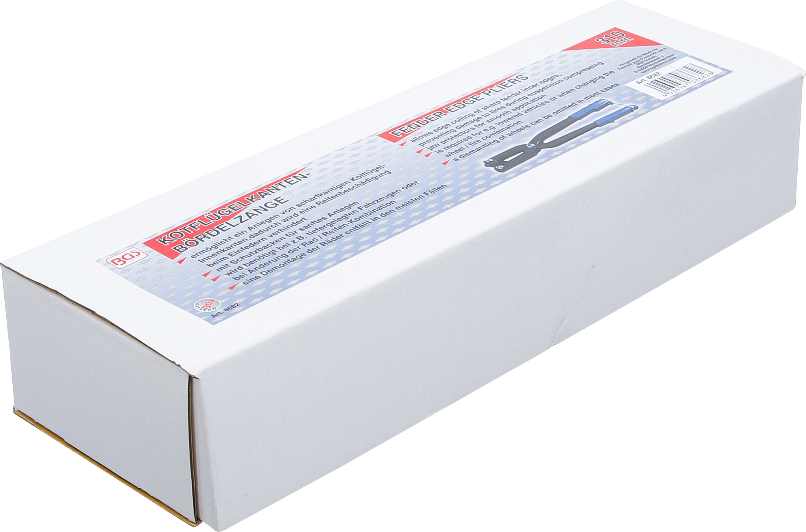 BGS Radlauf- und Kotflügel-Bördelzange | 310 mm