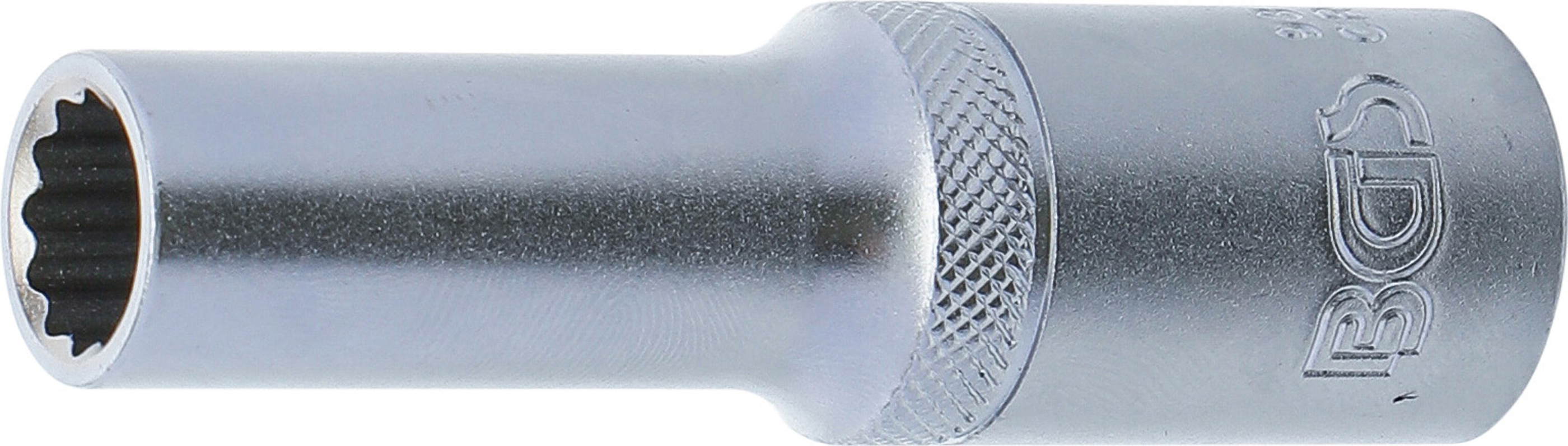 BGS Steckschlüssel-Einsatz Zwölfkant, tief | Antrieb Innenvierkant 12,5 mm (1/2") | SW 11 mm