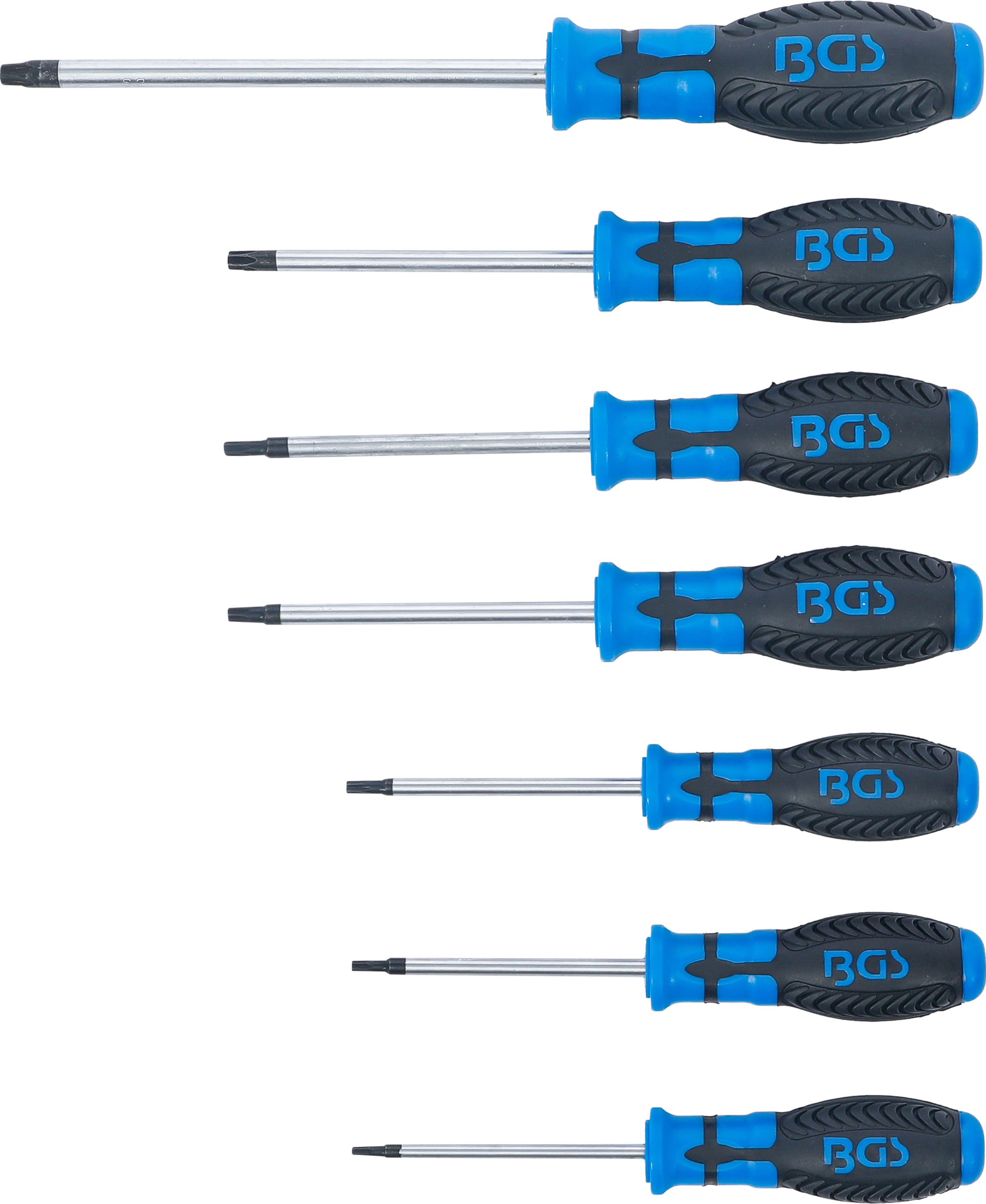 BGS Schraubendreher-Satz | T-Profil (für Torx) | T10 - T40 | 7-tlg.