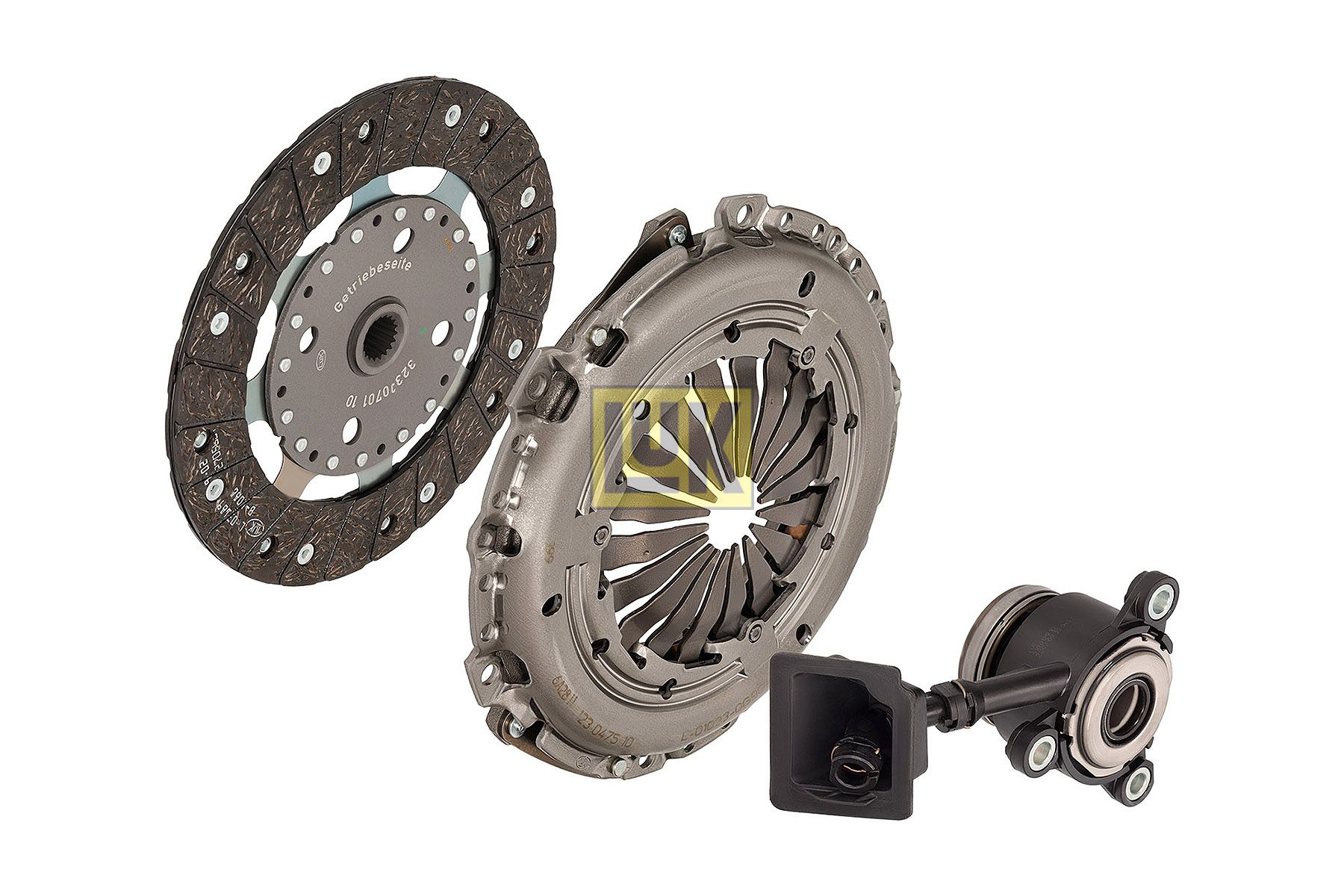 Kupplungssatz “Schaeffler LuK 230 mm, mit Zentralausrücker , Keine SVHC Substanzen vorhanden! ”