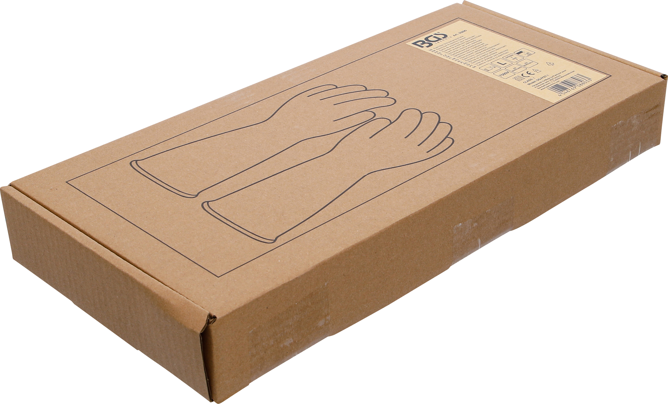 BGS Elektriker-Schutzhandschuhe | mit Naturlatex Schutzisolierung | Größe 9 (L)