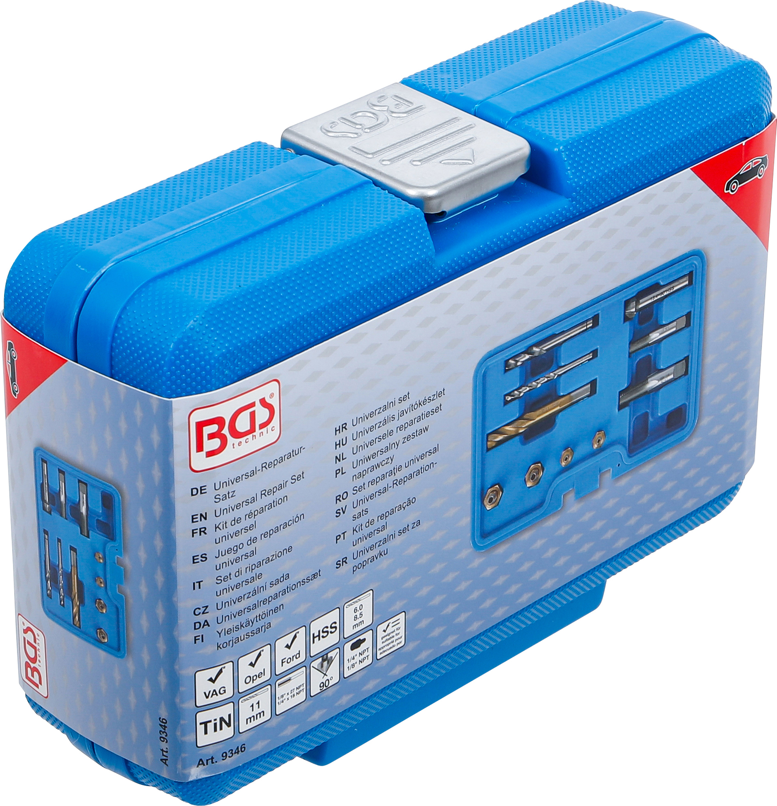 BGS Universal-Reparatur-Satz | für Bremssattel-Entlüftungsventile | 1/4" & 1/8" NPT