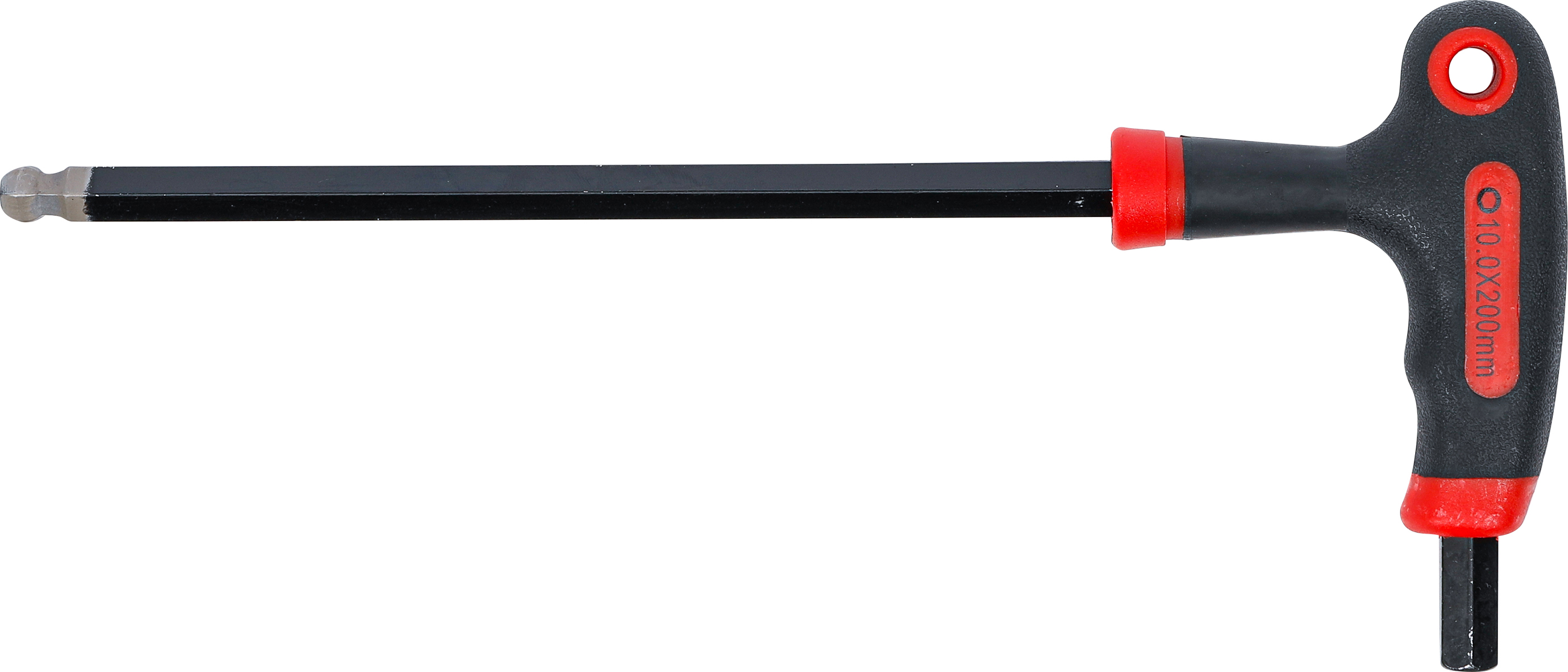 BGS Schraubendreher mit T-Griff und seitlicher Klinge | Innensechskant / Innensechskant mit Kugelkopf 10 mm